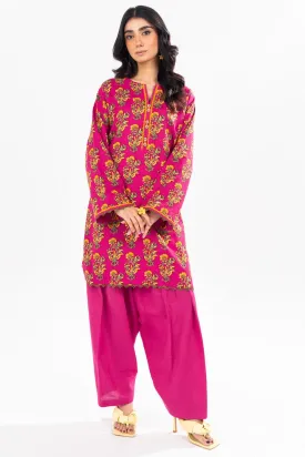 1 Pc Printed Khaddar Shirt 