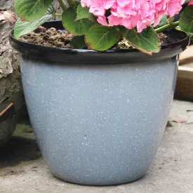 30cm Honey Pot Grey Speckled Plant Pot