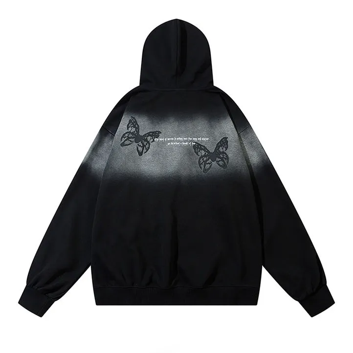 AG American Retro Gradient Butterfly Hoodie