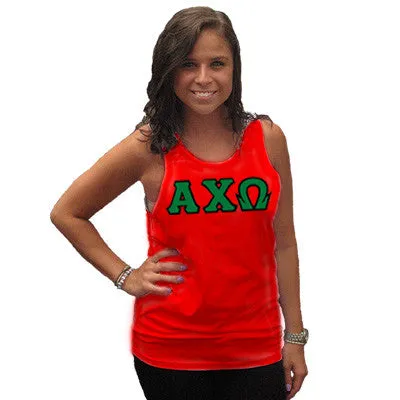 Alpha Chi Omega Sorority Tank Top - Next Level 3633 - TWILL