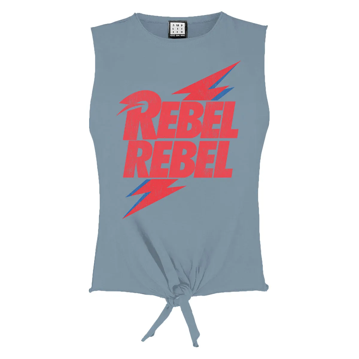 Amplified Womens/Ladies Rebel Rebel David Bowie Sleeveless Crop Top