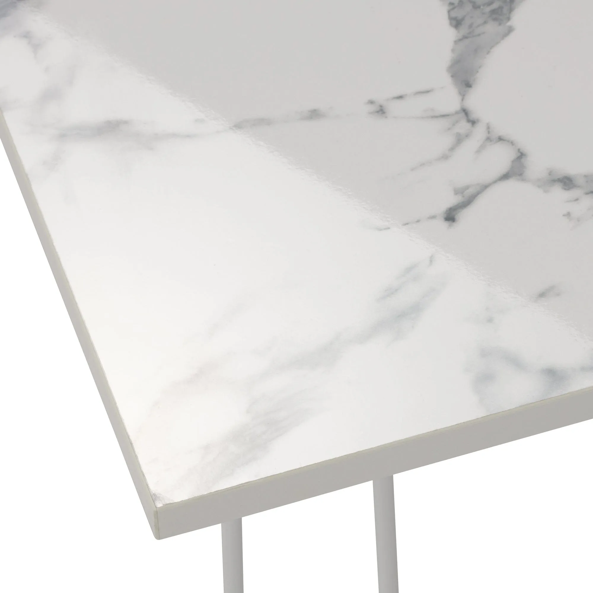 Art Table W600×D480×H310 Marble Gray