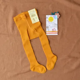 Baby Tights in 100% Organic Merino Wool - Sonne 01 (6-12m) *SECONDS/YOU MEND IT!