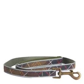 Barbour Reflective Tartan Comfort Dog Lead Classic Tartan