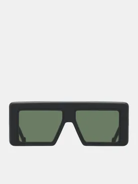 BL0000 Sunglasses (FE-BL0000-BLACK-MATTE-GREEN)