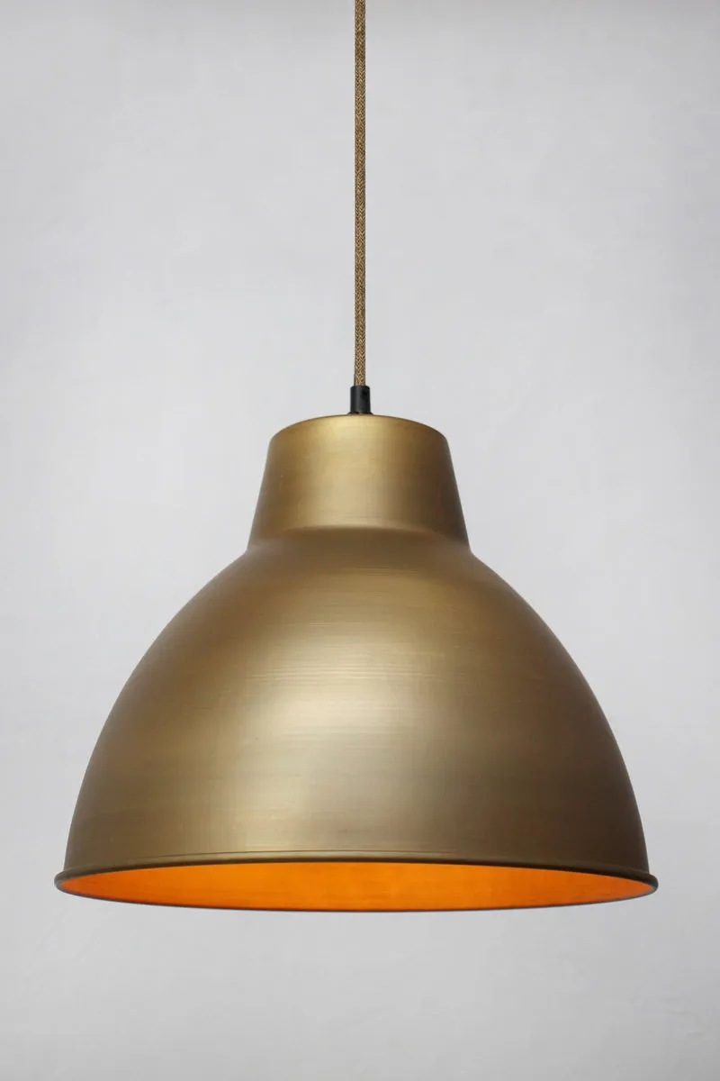 Bright Brass Loft Pendant Light