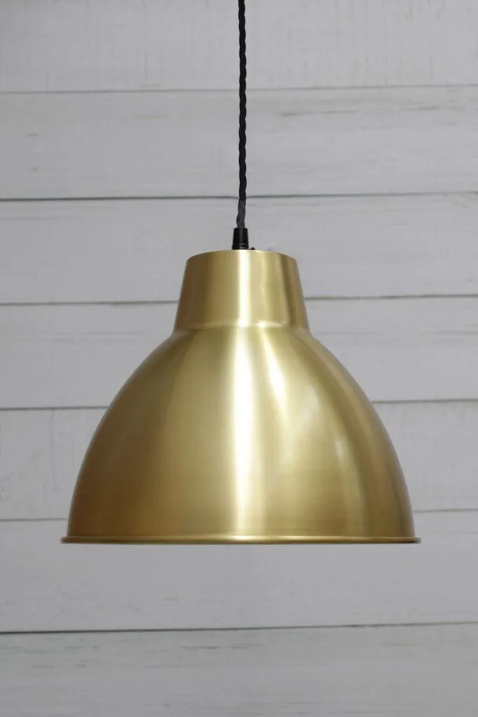 Bright Brass Loft Pendant Light