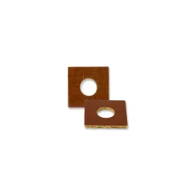 Brown Phenolic Coil Washer Square 5/16" 10 Pack