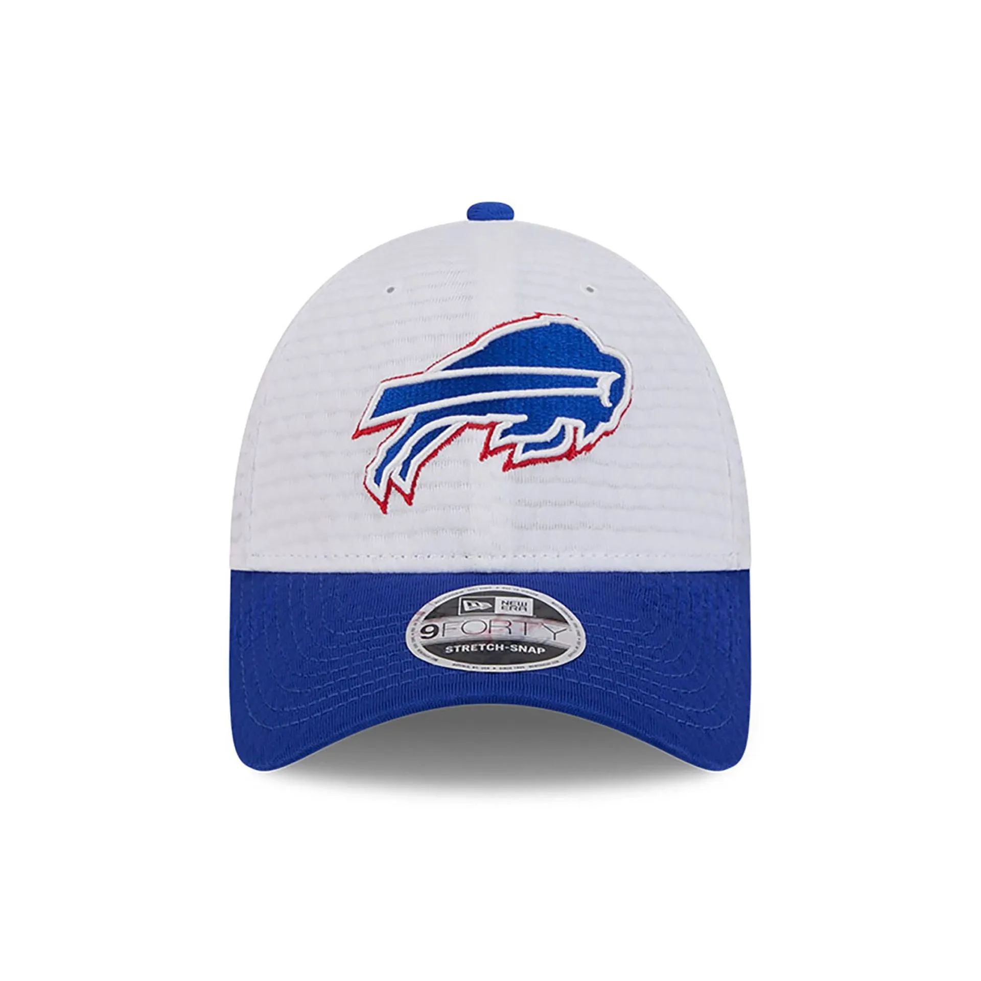 Buffalo Bills NFL Training 2024 White 9FORTY Stretch Snap Cap