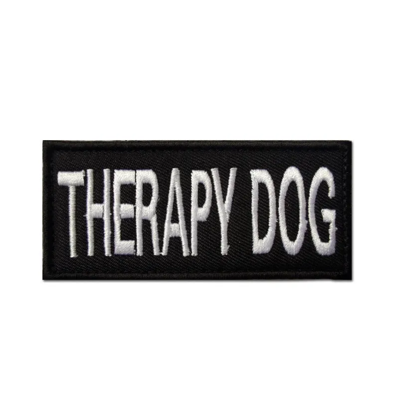 Chrome Pets Embroidered Velcro Patch Sign with Quote: Do Not Pet, Therapy Dog, Emotional Support, Service Dog In Training