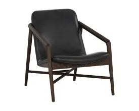 Cinelli Lounge Chair - Distressed Brown