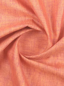 Cotton Blend  Kurtha Self Design Fabric Orange Colour Lampus