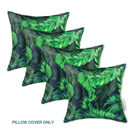 EAGLE PEAK Indoor/Outdoor Square Throw Pillow Covers 17 x 17 Inch (Set of 4) (COVER ONLY)