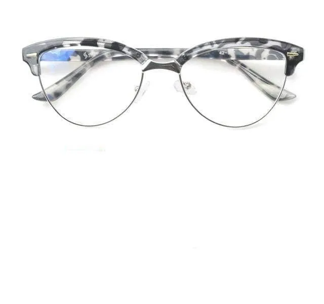 Flaunt Semi-Rimless Women's Anti-Blue Light Glasses