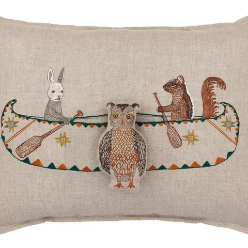 Friends Canoe Pocket Pillow