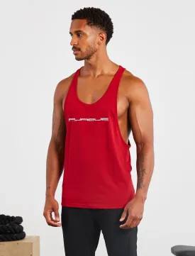 Graphic Stringer Vest - Maroon