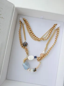 Multiway Drop Mosiac Necklace