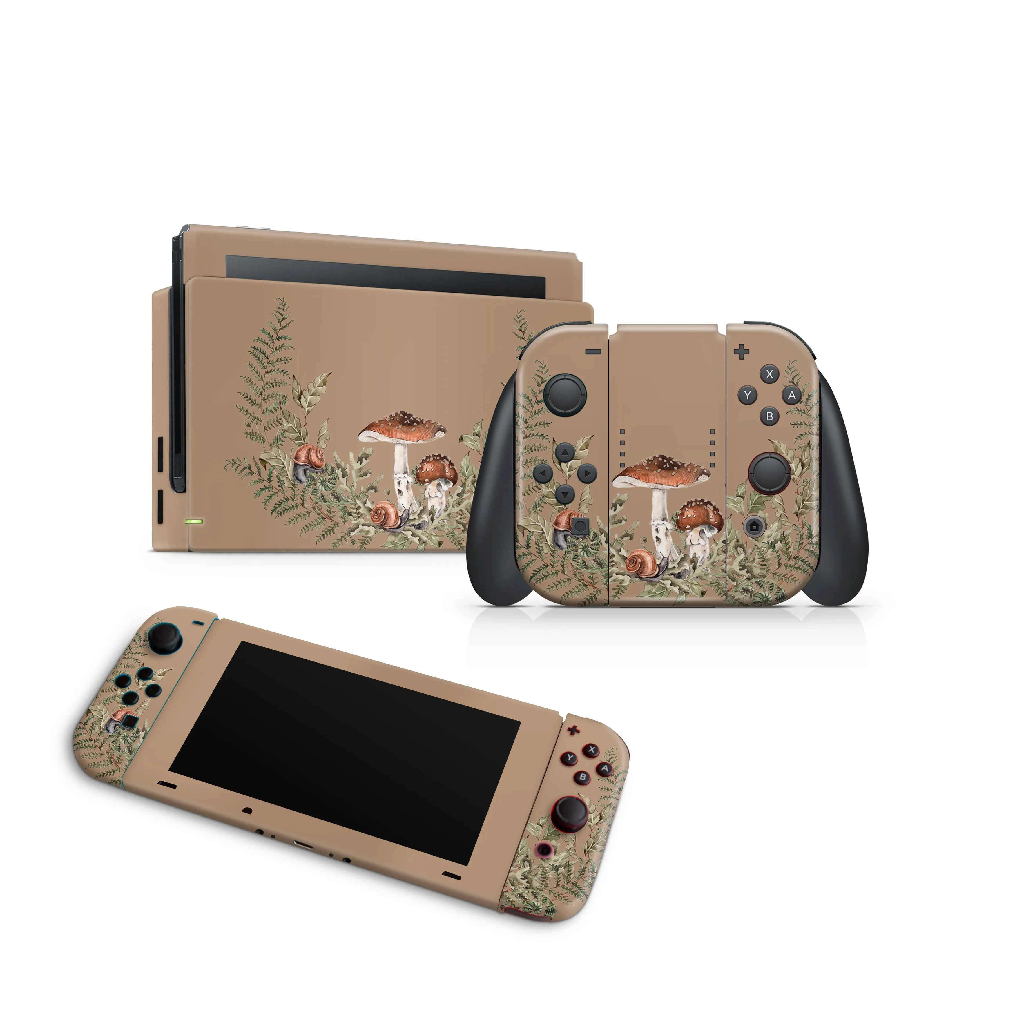 Nintendo Switch Skin Decals - GreenWood - Wrap Vinyl Sticker