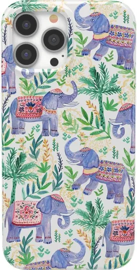 Pastel Gardens | Watercolor Elephant Floral Case