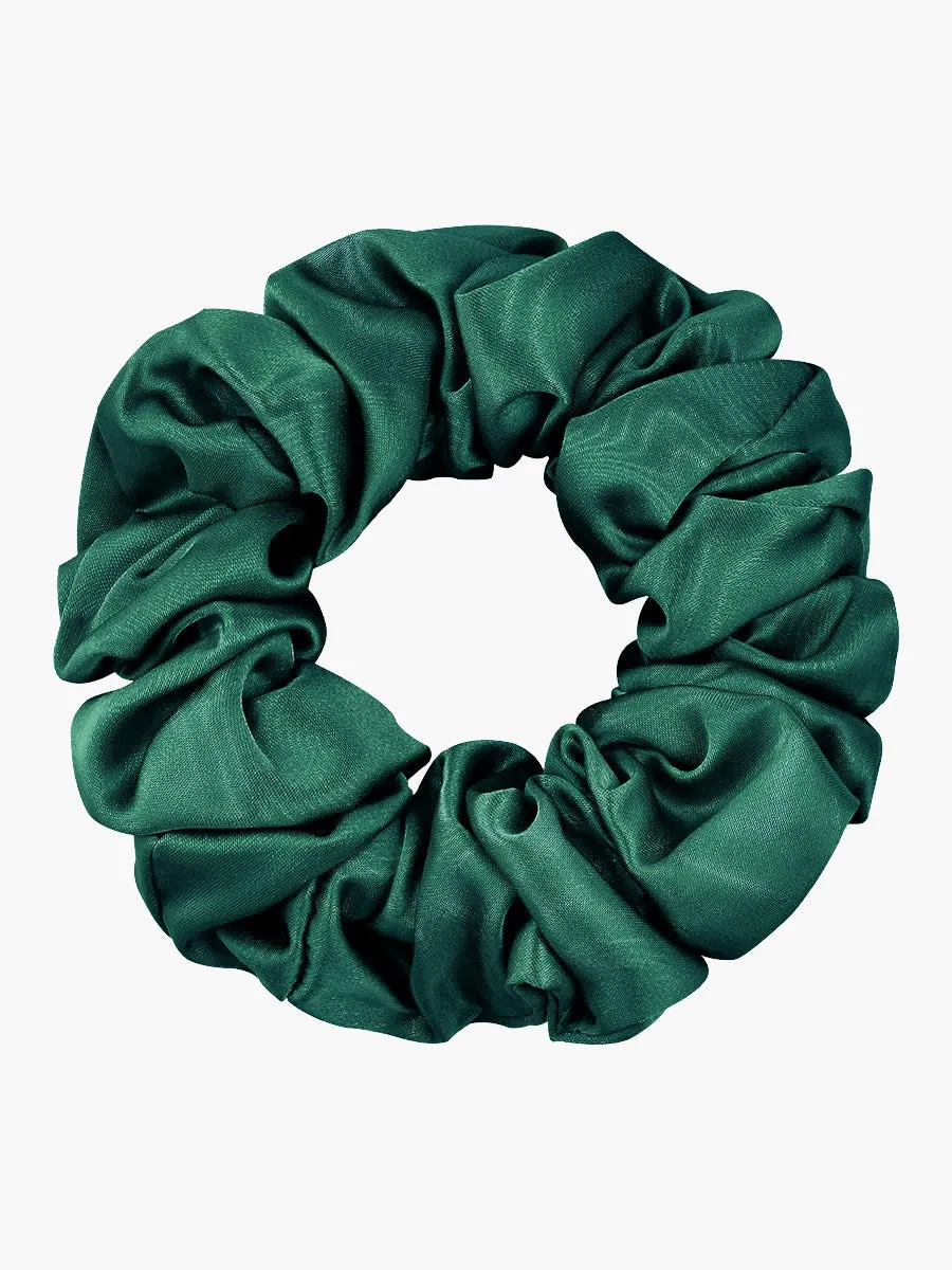 Pure Silk Midnight Scrunchies - 3.5cm