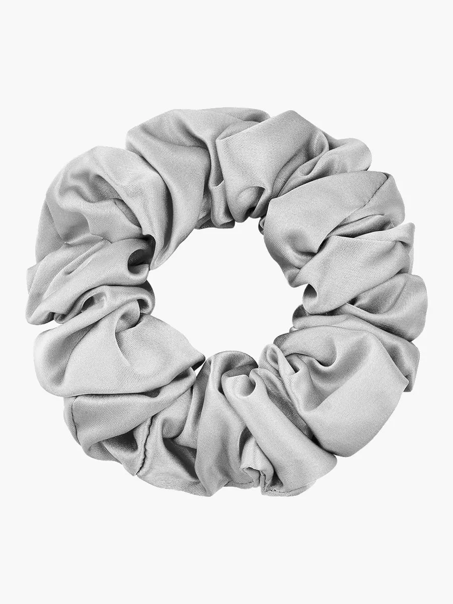 Pure Silk Midnight Scrunchies - 3.5cm