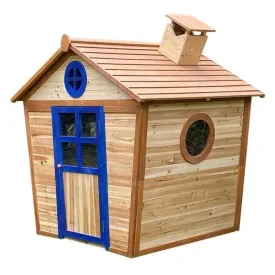 Redwood Lodge Playhouse - Pre-Painted Fir Wood