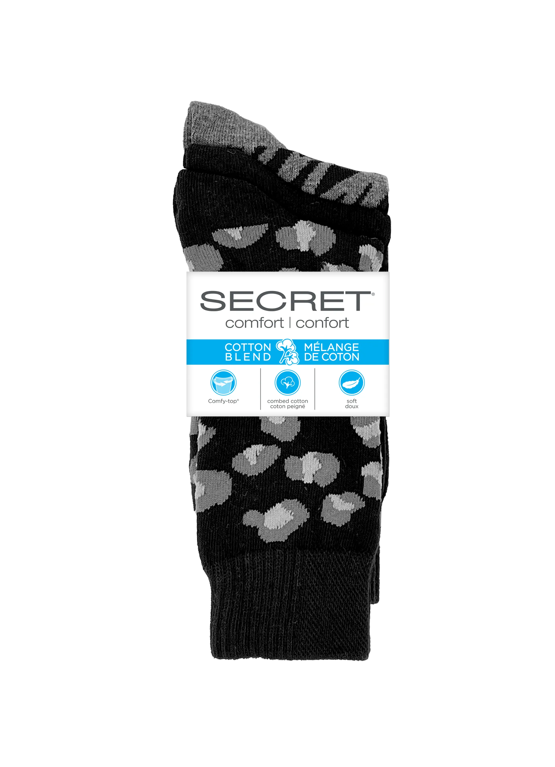 SECRET® Comfort Cotton Fashion Crew - 3 Pairs