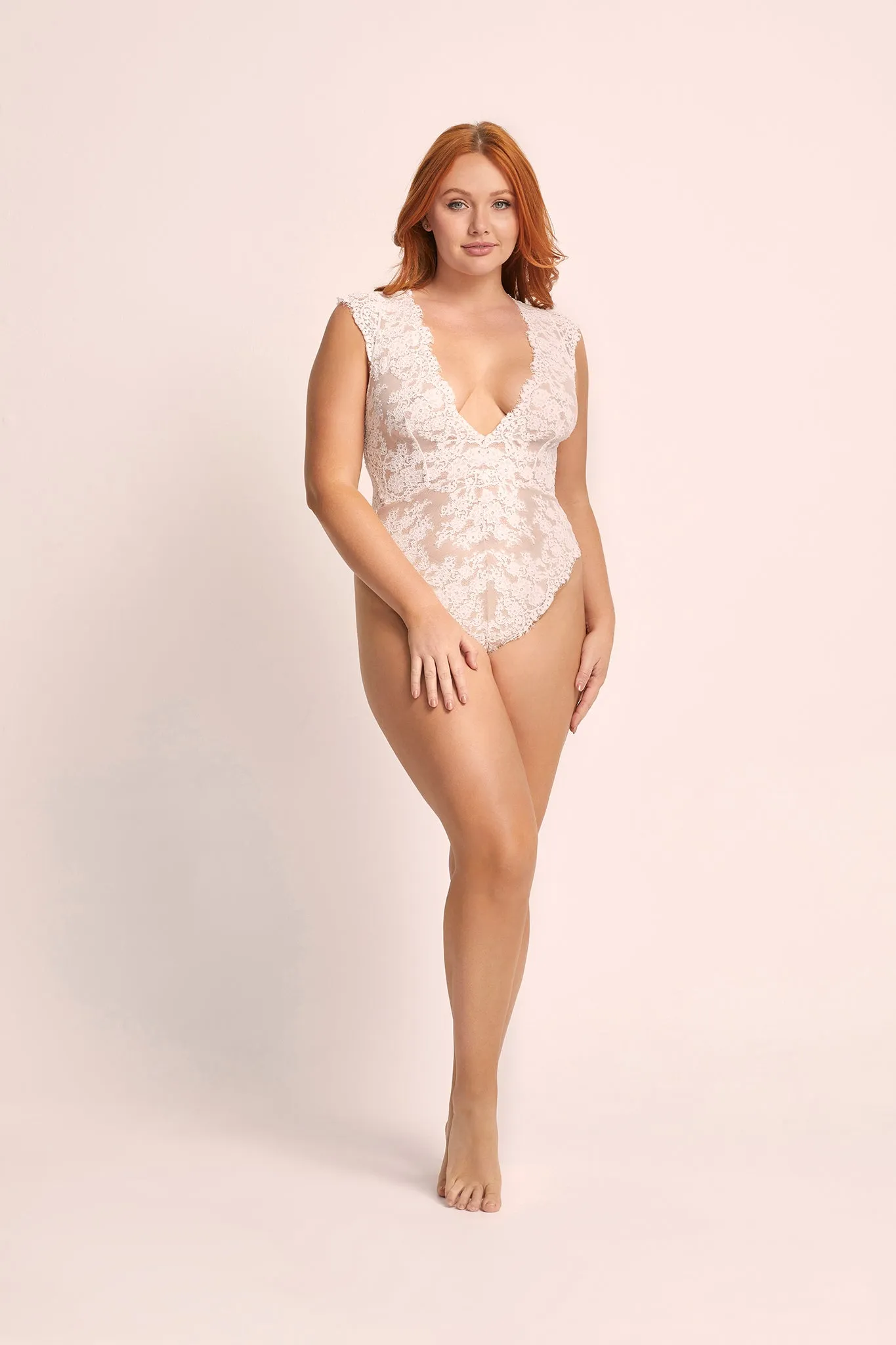 Tatjana Lace Bodysuit White