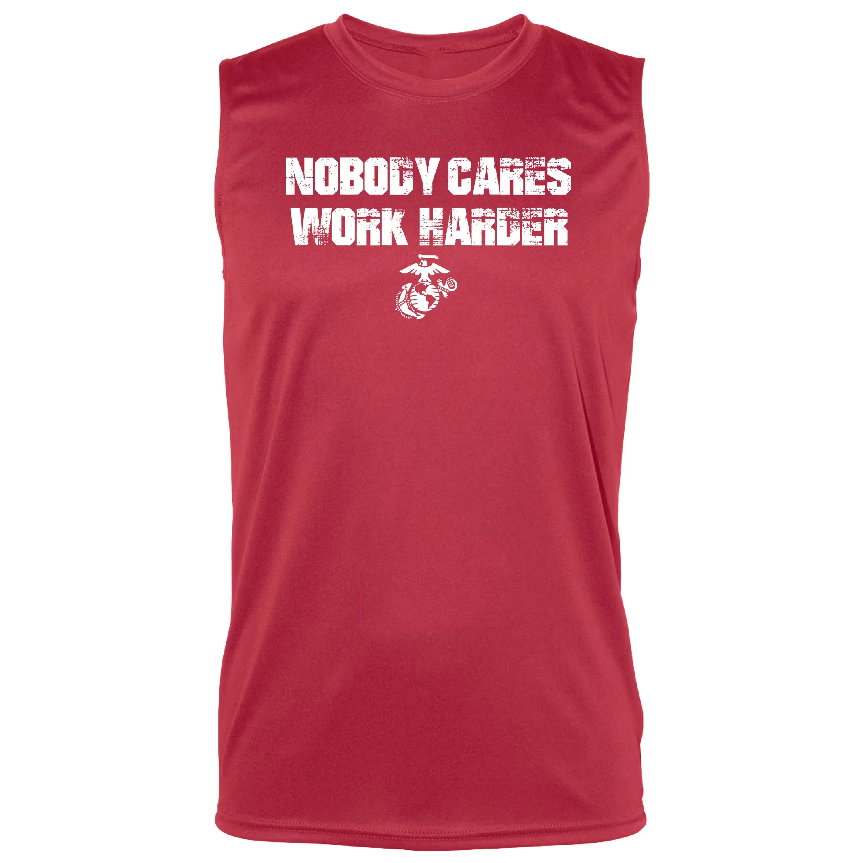 USMC Work Harder Performance Sleeveless Tee