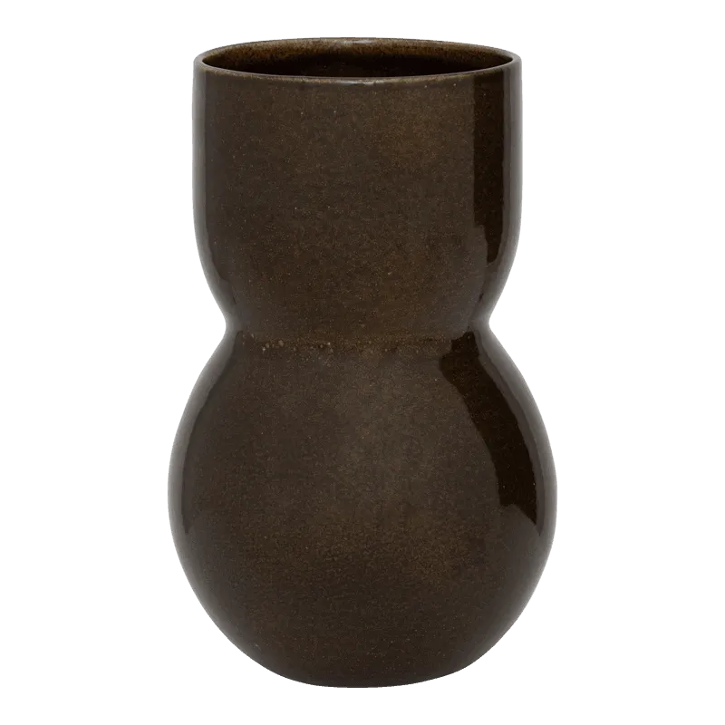 Vase Noan downtown brown