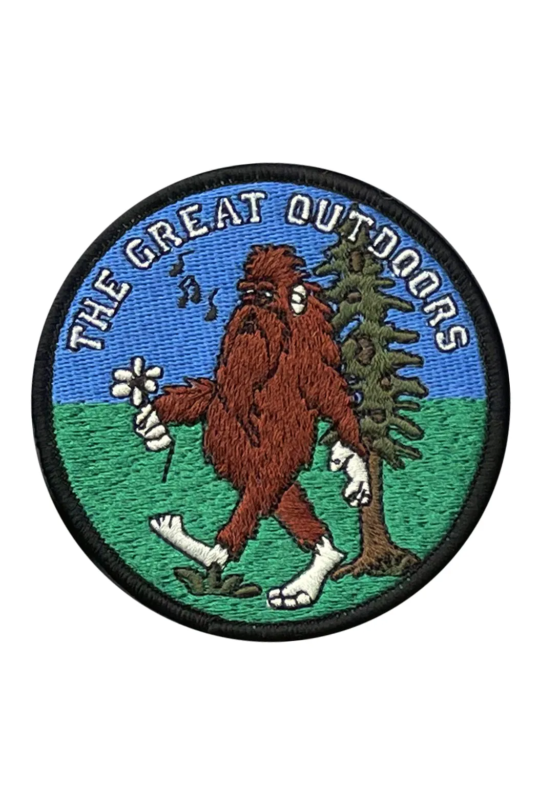 Large Velcro Bigfoot Patch for The Great Outdoors